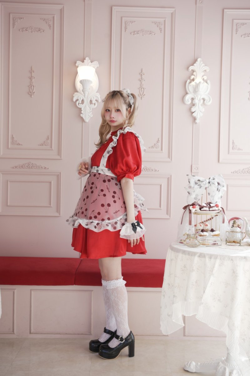 画像6: 【予約商品】cherry doll one-piece dress＆ribbon clip（チェリードールワンピース＆リボンクリップ） (6)