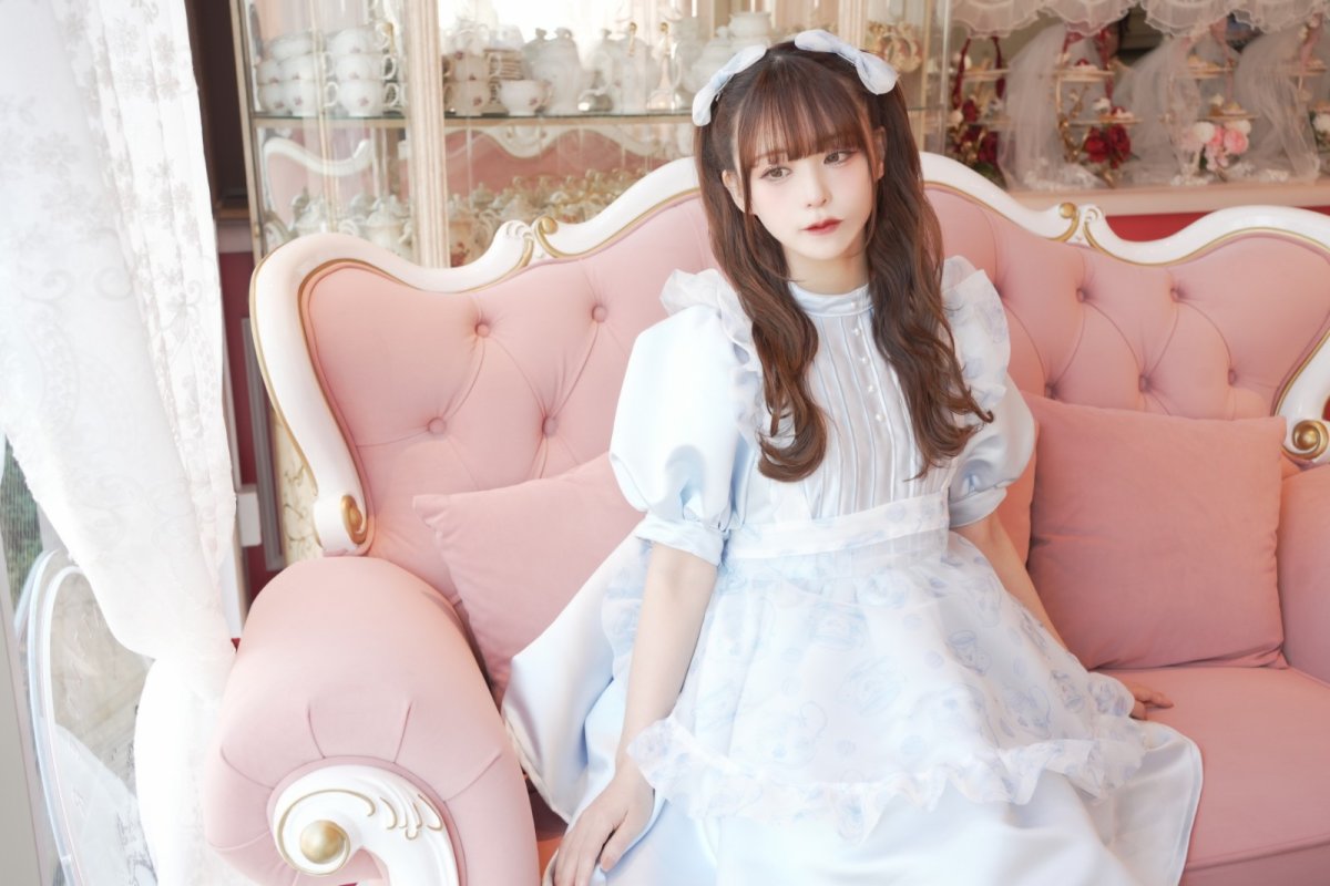 画像8: 【予約商品】macaron doll one-piece dress＆ribbon clip（マカロンドールワンピース＆リボンクリップ） (8)