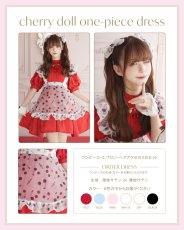 画像3: 【予約商品】cherry doll one-piece dress＆ribbon clip（チェリードールワンピース＆リボンクリップ） (3)