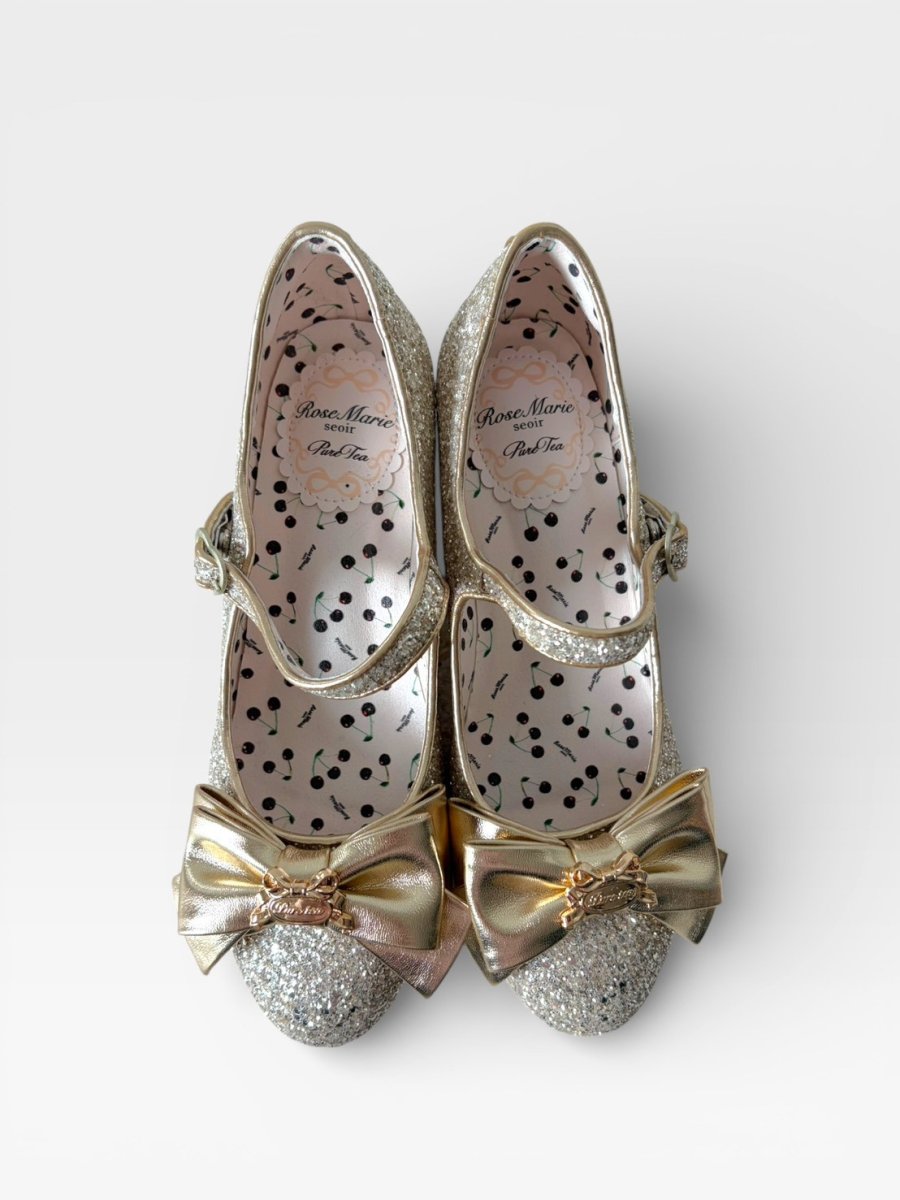 画像9: 【予約商品】ribbon glitter shoes（リボングリッターシューズ)  (9)