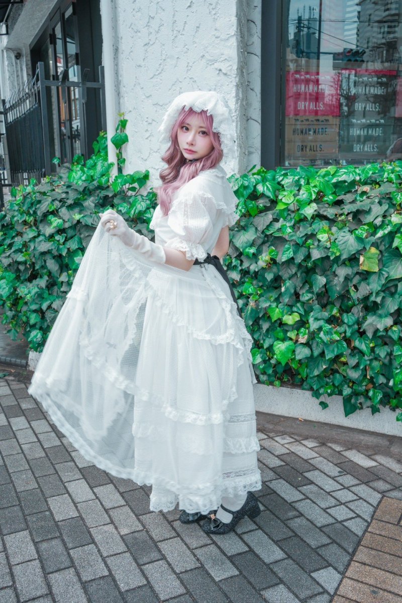 画像2: 【3点セット】cotton doll one-piece dress（コットンドールワンピース） (2)