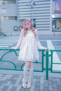 定価26,400円■ローズマリーソワール■フリルドールワンピース長袖ピンク FRILL DOLL ワンピース - RoseMarie seoir