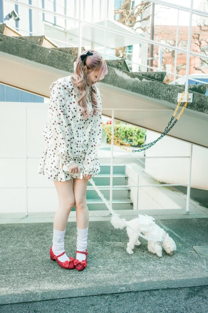 画像9: cherry hoodie&skirt（チェリーフーディ＆スカート） (9)