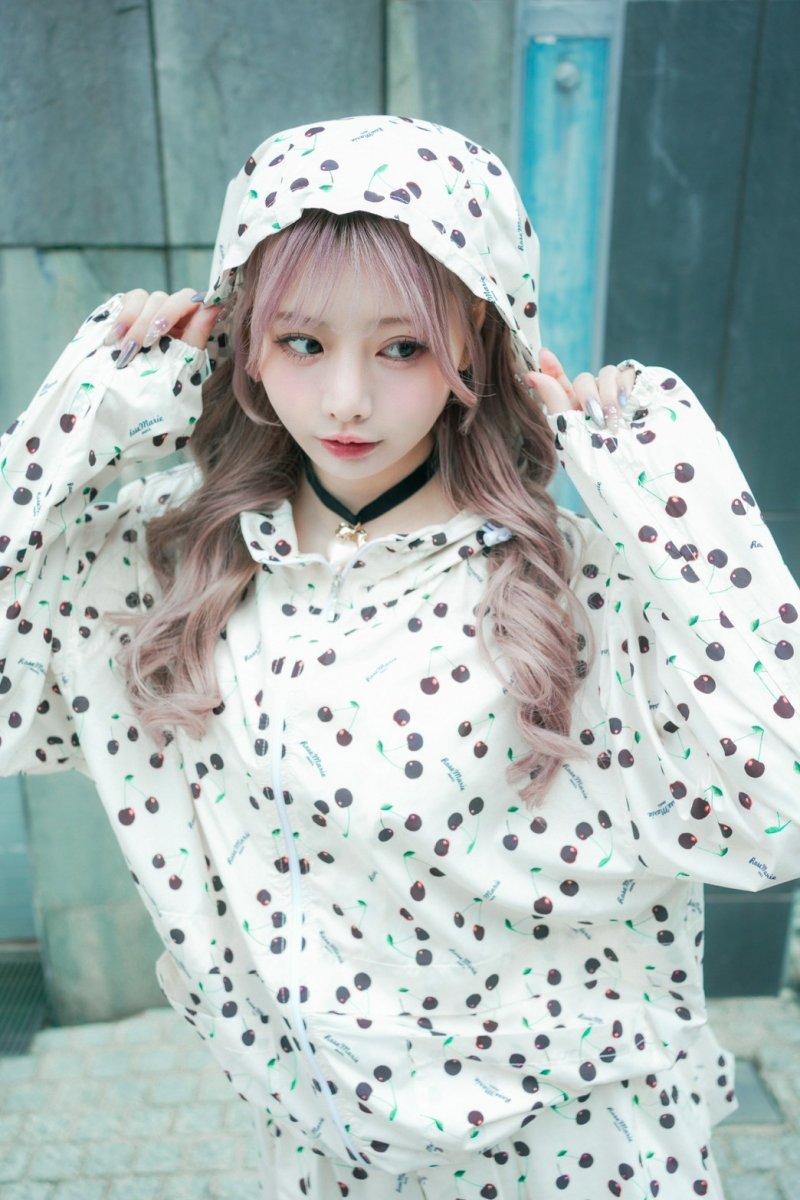 画像6: cherry hoodie&skirt（チェリーフーディ＆スカート） (6)