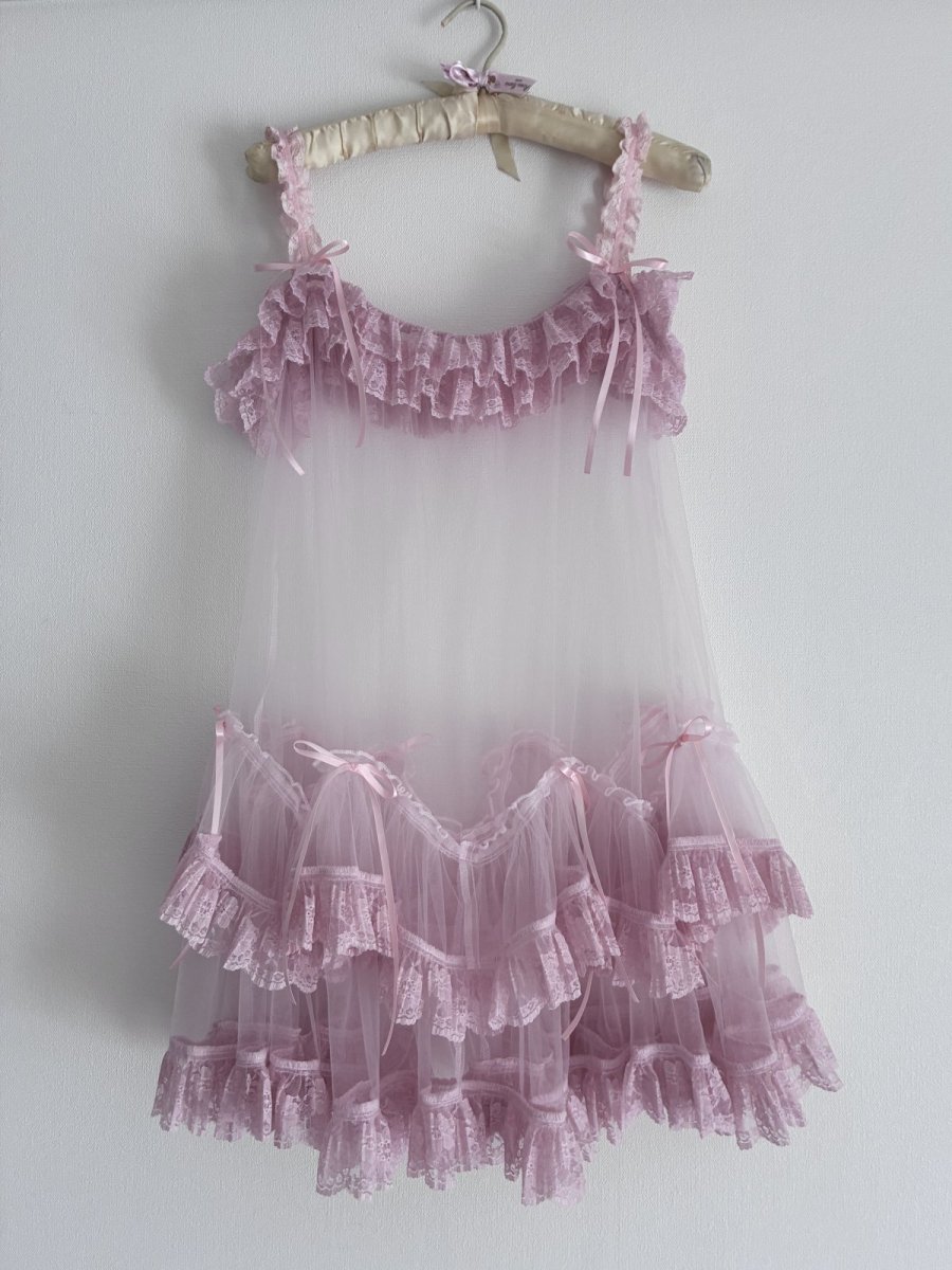 画像19: tulle one-piece dress（チュールワンピース/ホワイト） (19)