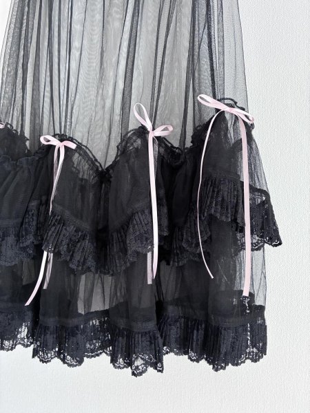 tulle one-piece dress（チュールワンピース） - RoseMarie seoir
