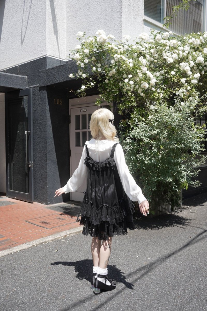 画像4: tulle one-piece dress（チュールワンピース/ホワイト） (4)