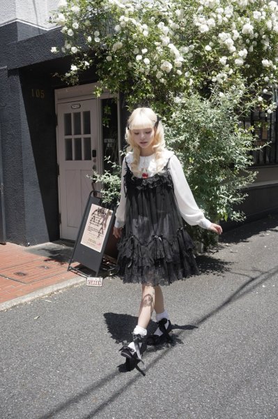 tulle one-piece dress（チュールワンピース） - RoseMarie seoir