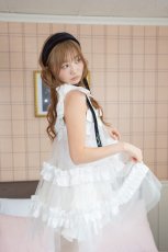画像3: 【予約商品】ribbon tule one-piece dress（リボンチュールワンピース） (3)