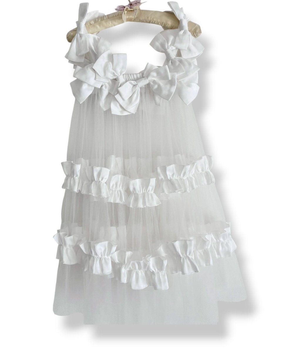 画像17: 【予約商品】ribbon tule one-piece dress（リボンチュールワンピース） (17)