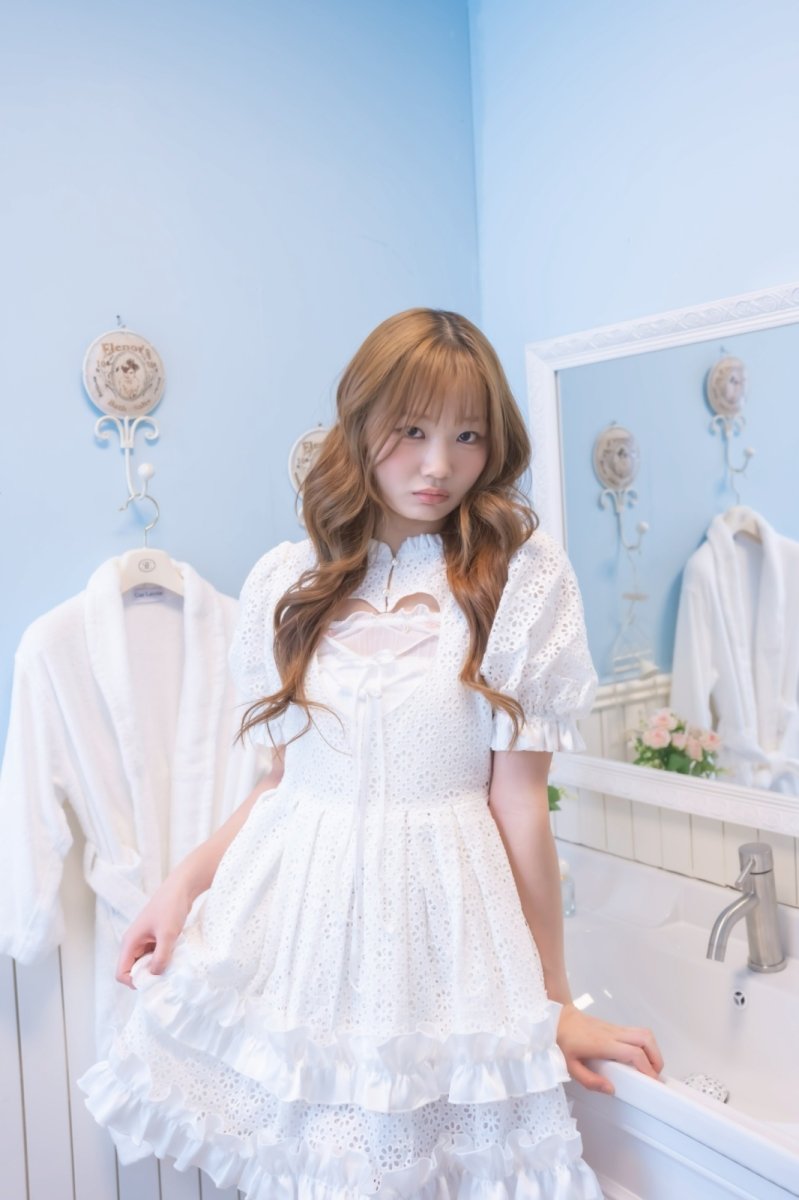 画像10: 【予約商品】heart china one-piece dress（ハートチャイナワンピース） (10)
