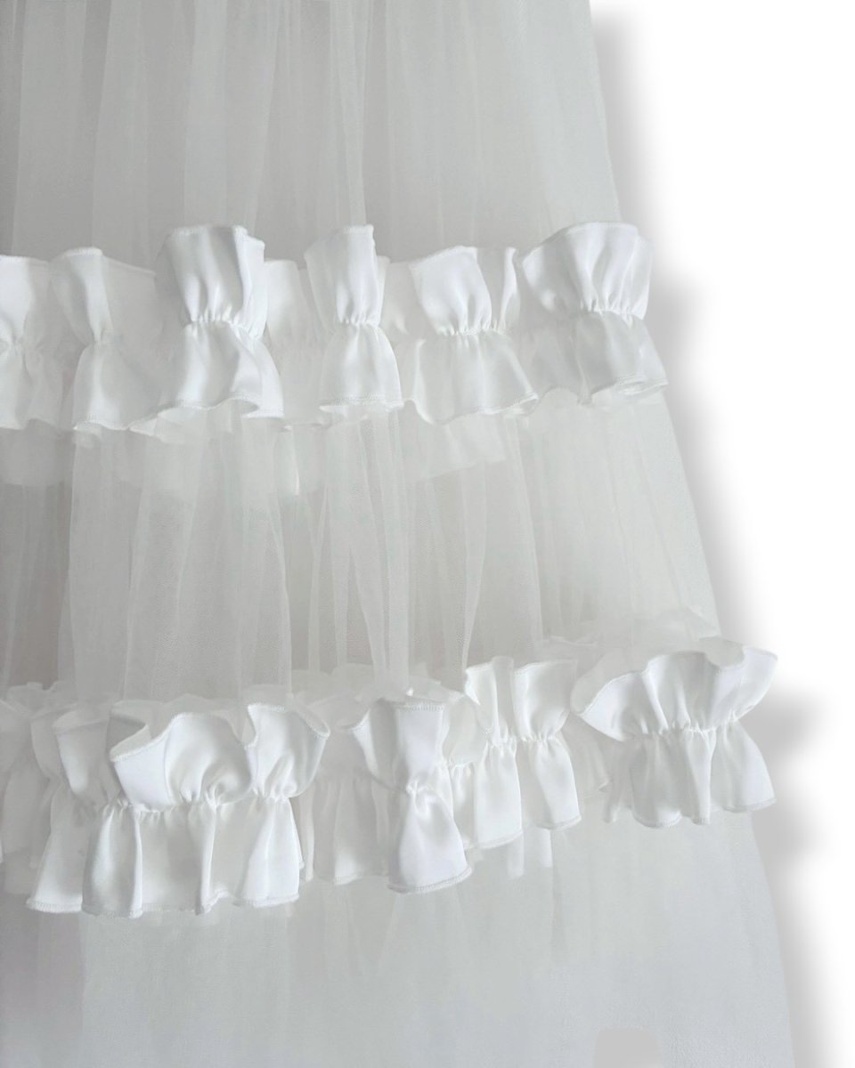 画像16: 【予約商品】ribbon tule one-piece dress（リボンチュールワンピース） (16)