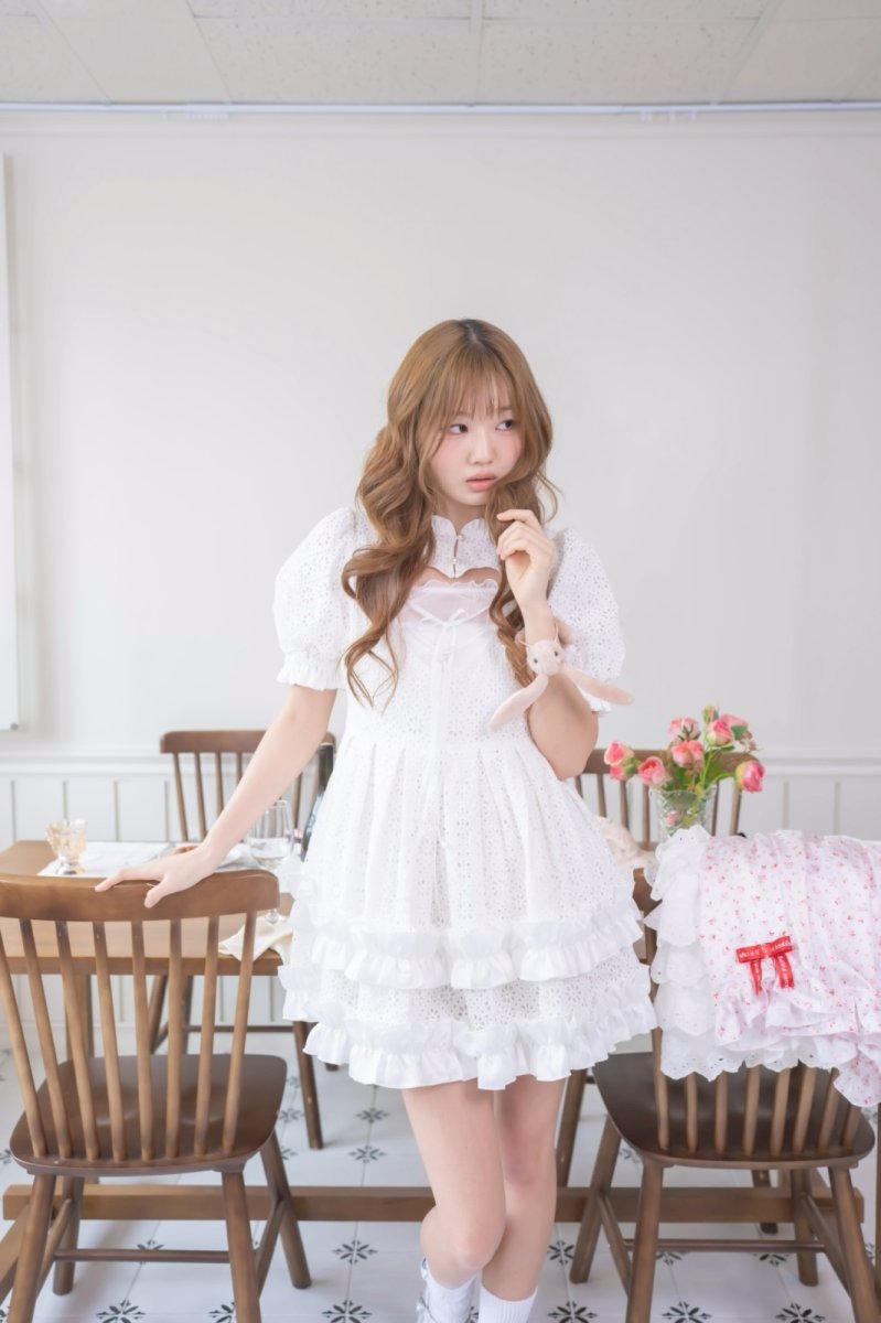 画像5: 【予約商品】heart china one-piece dress（ハートチャイナワンピース） (5)