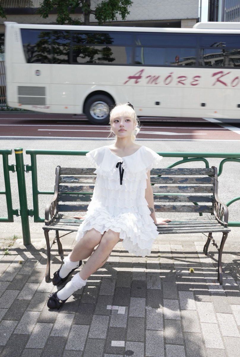 画像10: 【予約商品】frill race one-piece dress（フリルレースワンピース） (10)