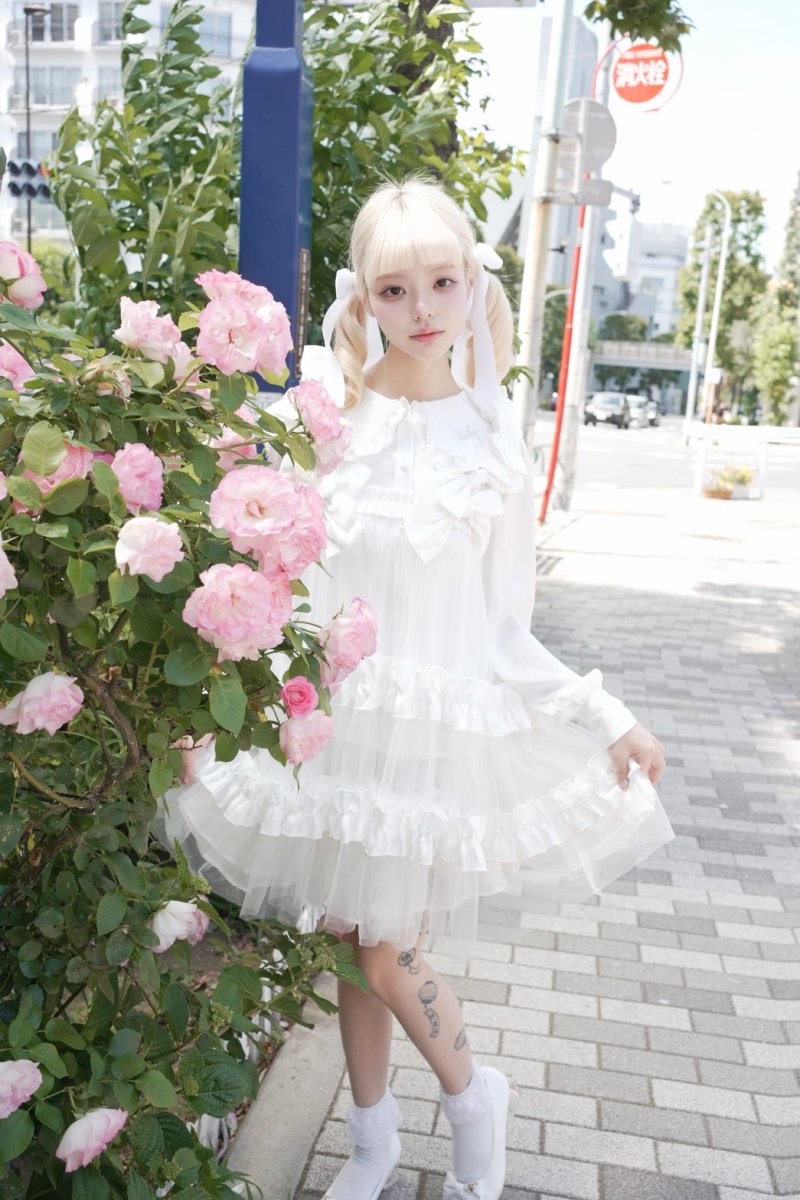 画像29: 【5/24発売予約商品】ribbon tule one-piece dress（リボンチュールワンピース） (29)