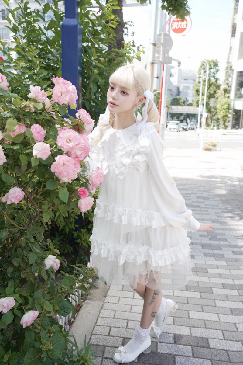 画像23: 【5/24発売予約商品】ribbon tule one-piece dress（リボンチュールワンピース） (23)