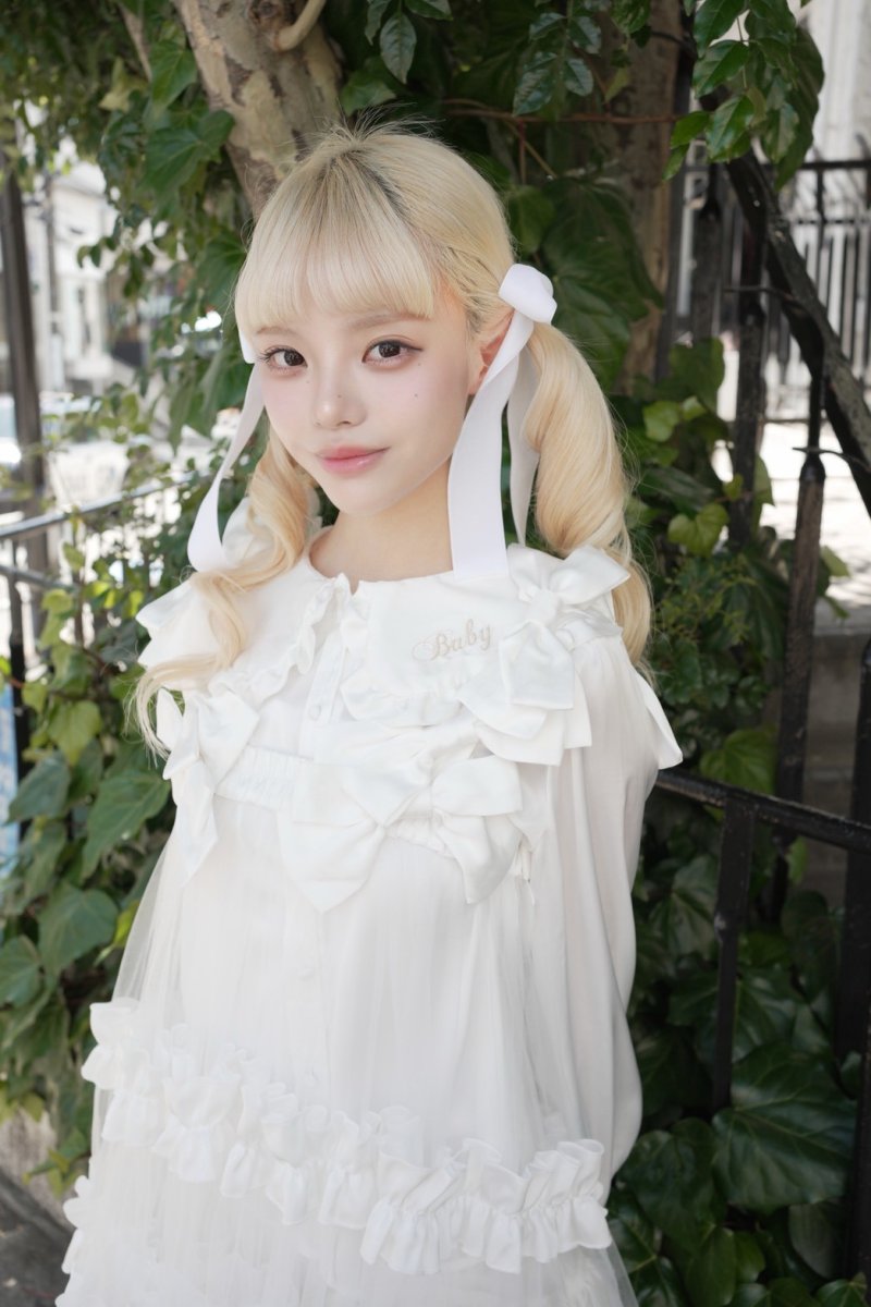 画像20: 【5/24発売予約商品】ribbon tule one-piece dress（リボンチュールワンピース） (20)