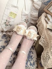 画像1: 【予約商品】Fluffy puff Shoes（フルッフィーパフシューズ）(バックストラップあり) (1)