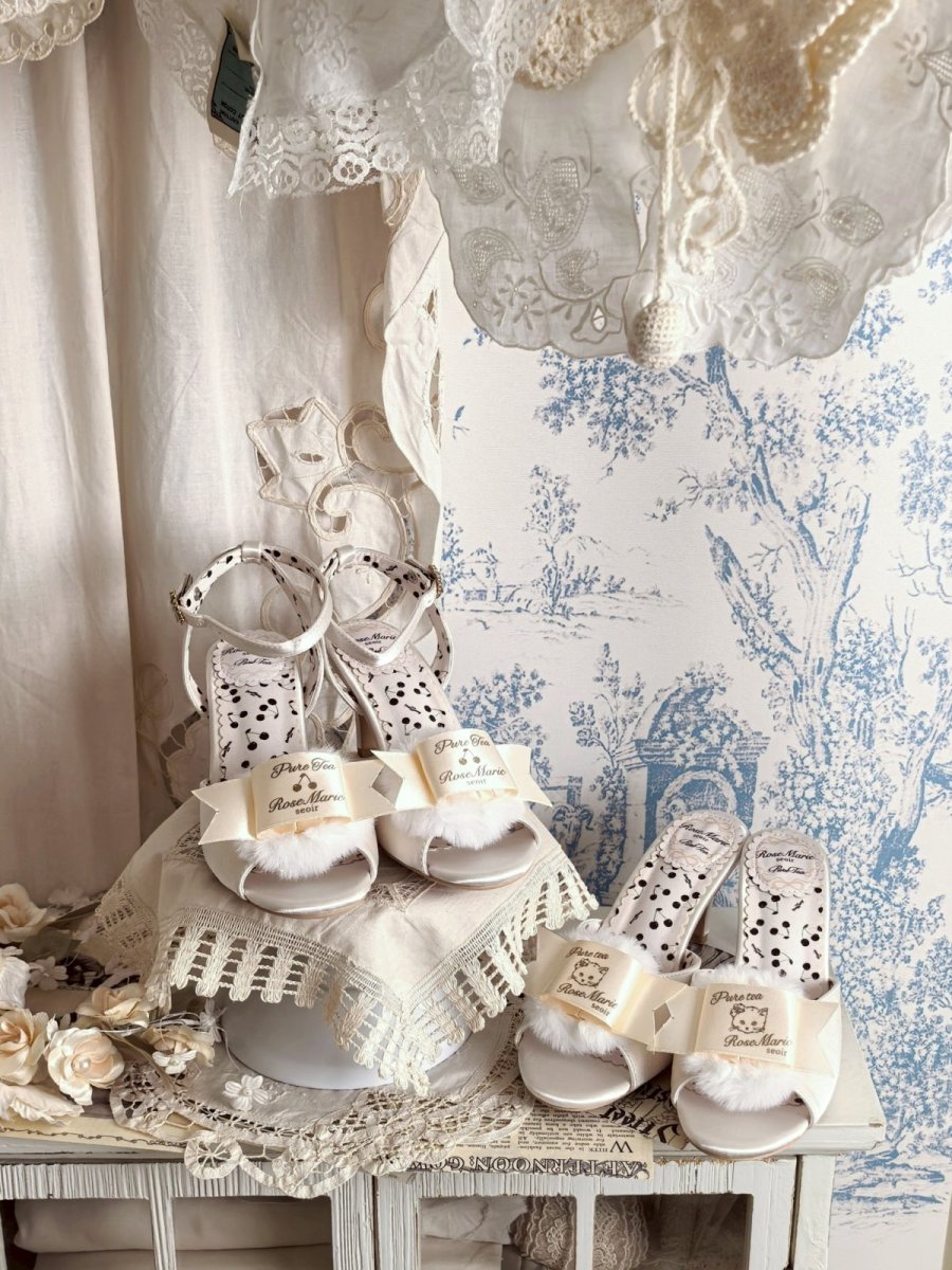 画像13: 【予約商品】Fluffy puff Shoes（フルッフィーパフシューズ）(バックストラップあり) (13)