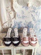 画像31: 【予約商品】Fluffy puff Shoes（フルッフィーパフシューズ）(ミュールタイプ/編み上げサテンリボン付き) (31)