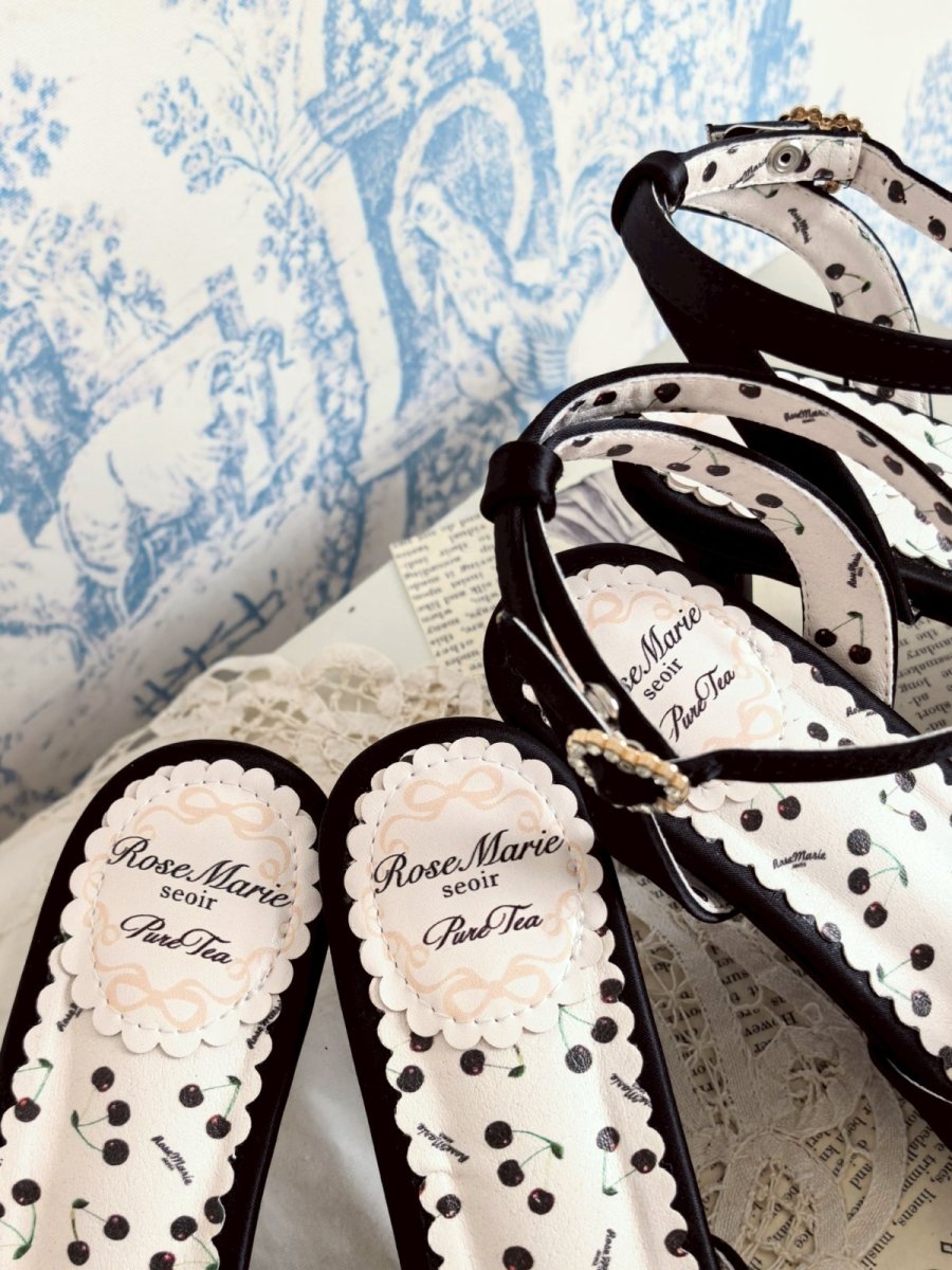 画像14: 【予約商品】Fluffy puff Shoes（フルッフィーパフシューズ）(ミュールタイプ/編み上げサテンリボン付き) (14)