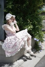 画像7: 【予約商品】Fluffy puff Shoes（フルッフィーパフシューズ）(ミュールタイプ/編み上げサテンリボン付き) (7)