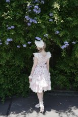 画像5: 【予約商品】Fluffy puff Shoes（フルッフィーパフシューズ）(ミュールタイプ/編み上げサテンリボン付き) (5)