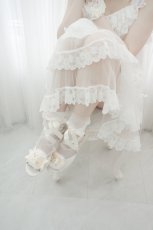 画像12: 【予約商品7/24まで】Fluffy puff Shoes（フルッフィーパフシューズ）(ミュールタイプ/編み上げサテンリボン付き) (12)