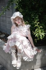 画像8: 【予約商品】Fluffy puff Shoes（フルッフィーパフシューズ）(ミュールタイプ/編み上げサテンリボン付き) (8)