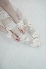 画像11: 【予約商品7/24まで】Fluffy puff Shoes（フルッフィーパフシューズ）(ミュールタイプ/編み上げサテンリボン付き) (11)