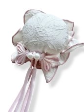 画像4: 【select item】lace Chignon cap（レースシニヨンキャップ） (4)