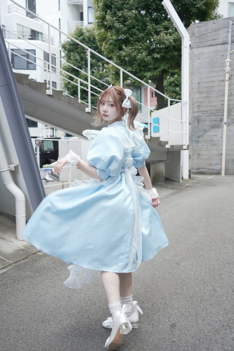 画像9: 【限定商品】long maid one-piece dress（ロングメイドワンピース） (9)
