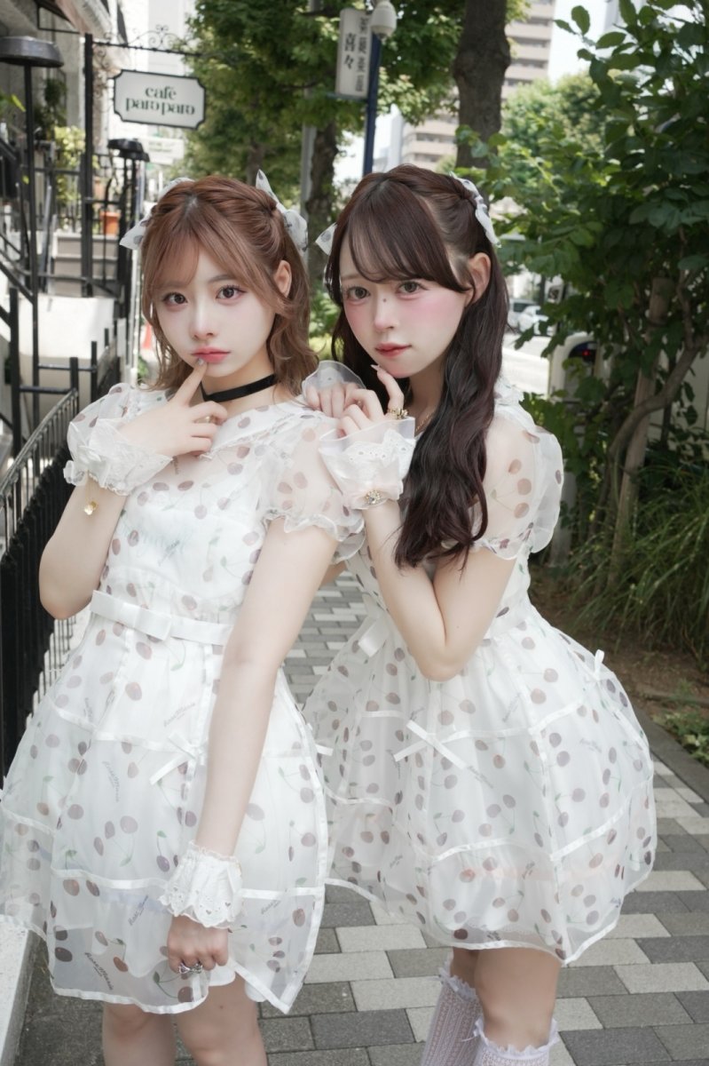 画像1: 【限定商品】cute bone one-piece dress（キュートボーンワンピース） (1)