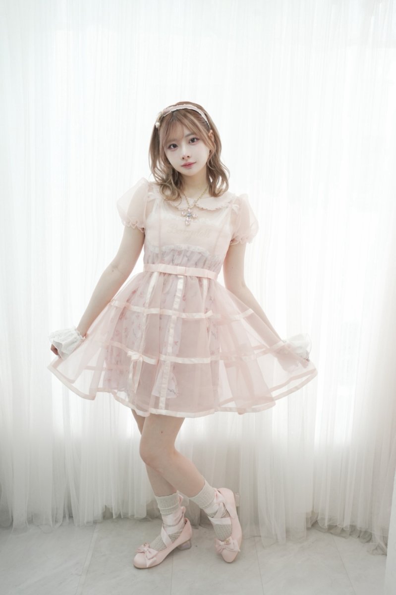 画像3: frill cute bone one-piece dress（フリルキュートボーンワンピース） (3)