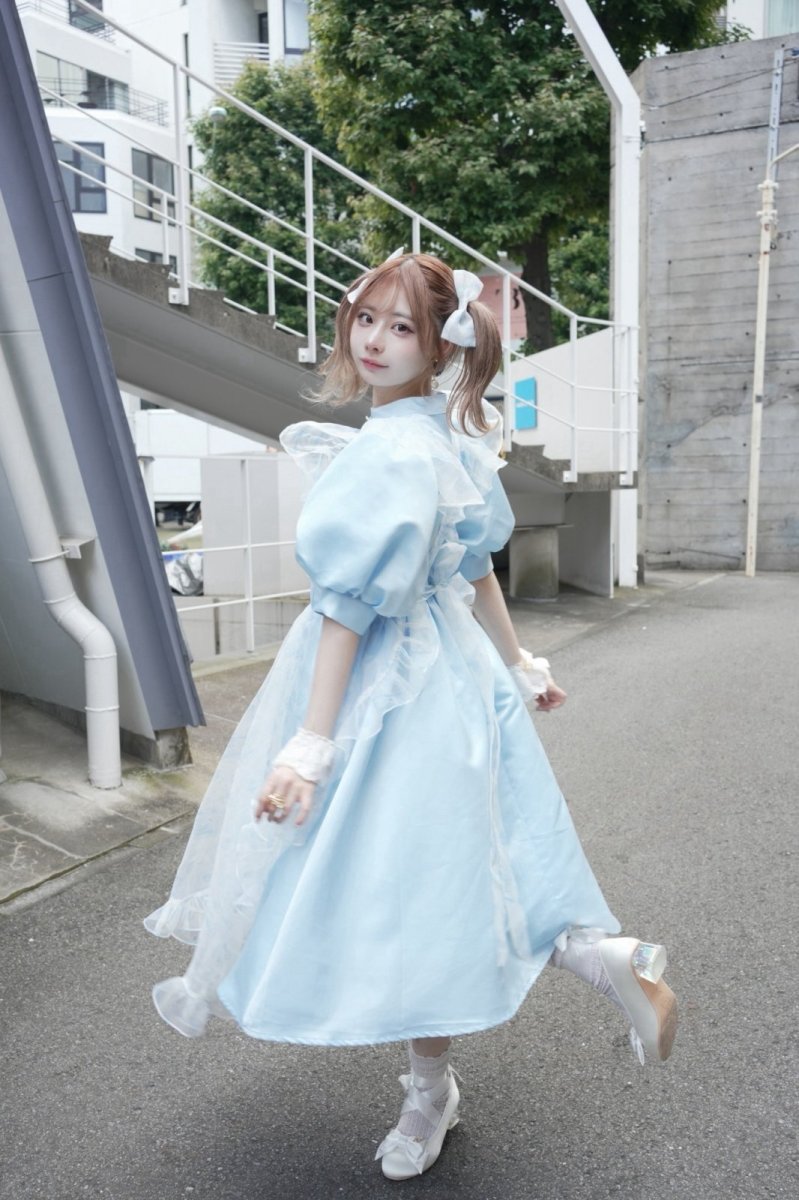 画像7: 【限定商品】long maid one-piece dress（ロングメイドワンピース） (7)