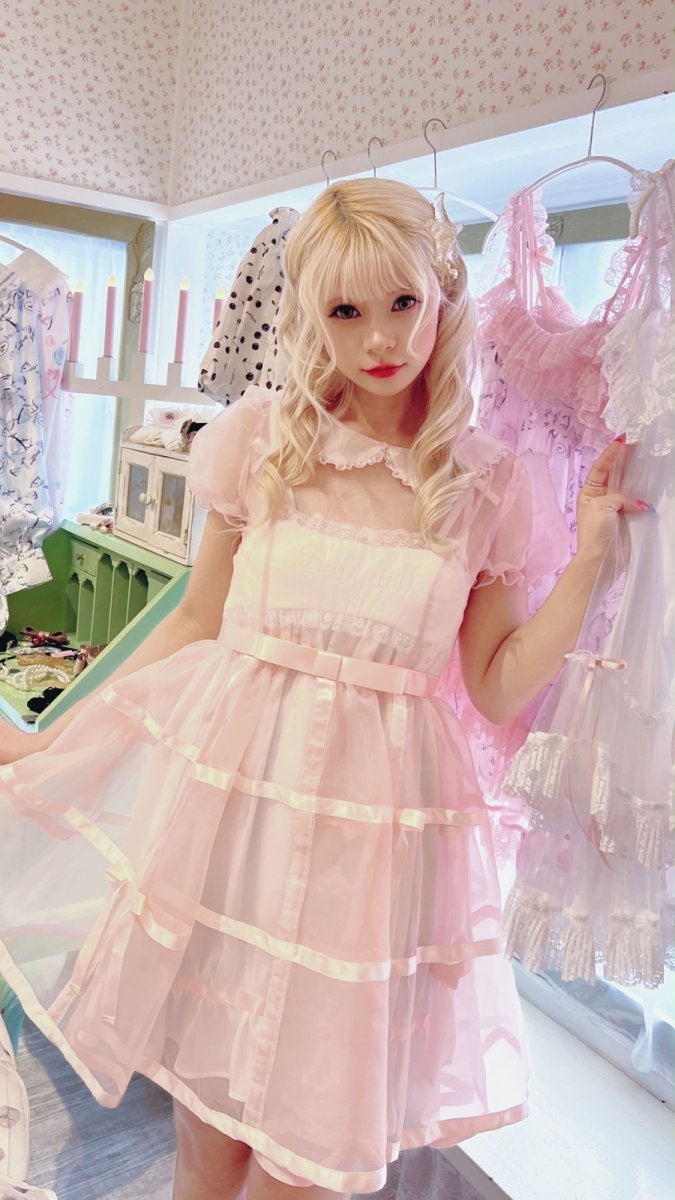 画像7: frill cute bone one-piece dress（フリルキュートボーンワンピース） (7)