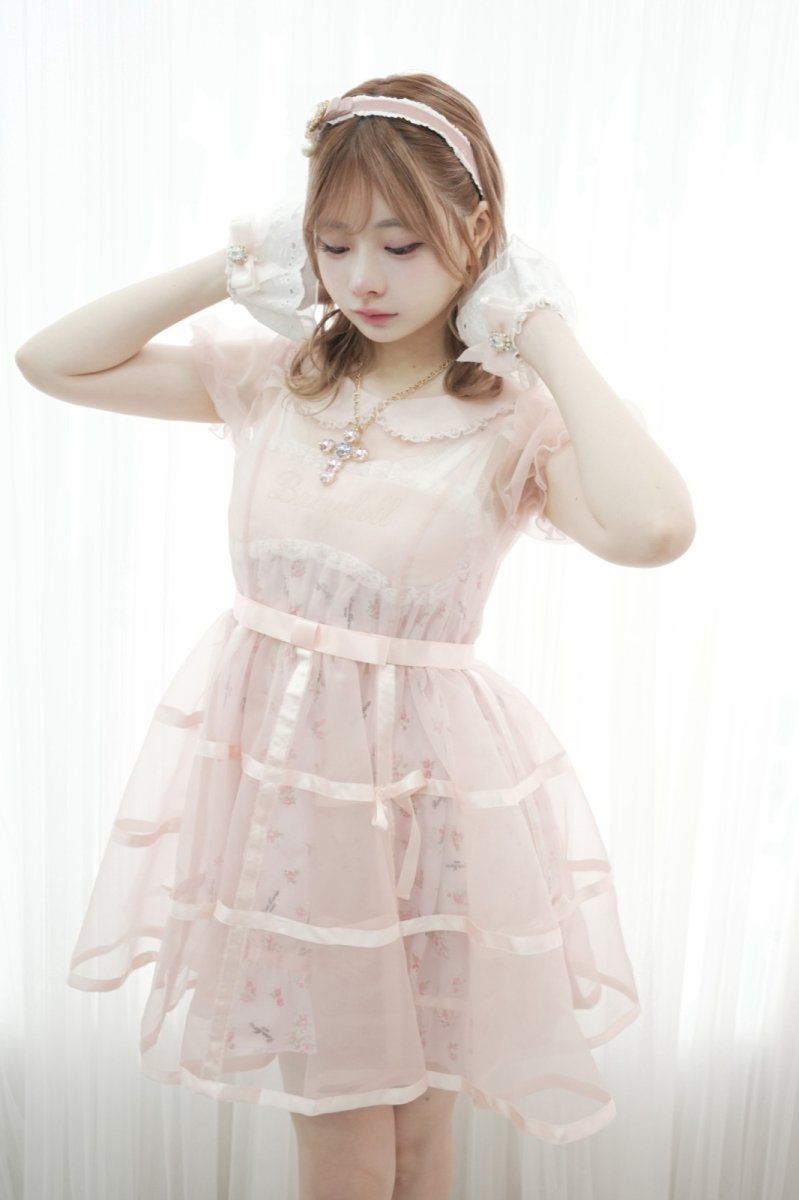 画像2: frill cute bone one-piece dress（フリルキュートボーンワンピース） (2)