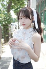 画像1: frill halter neck tops（フリルホルターネックトップス） (1)
