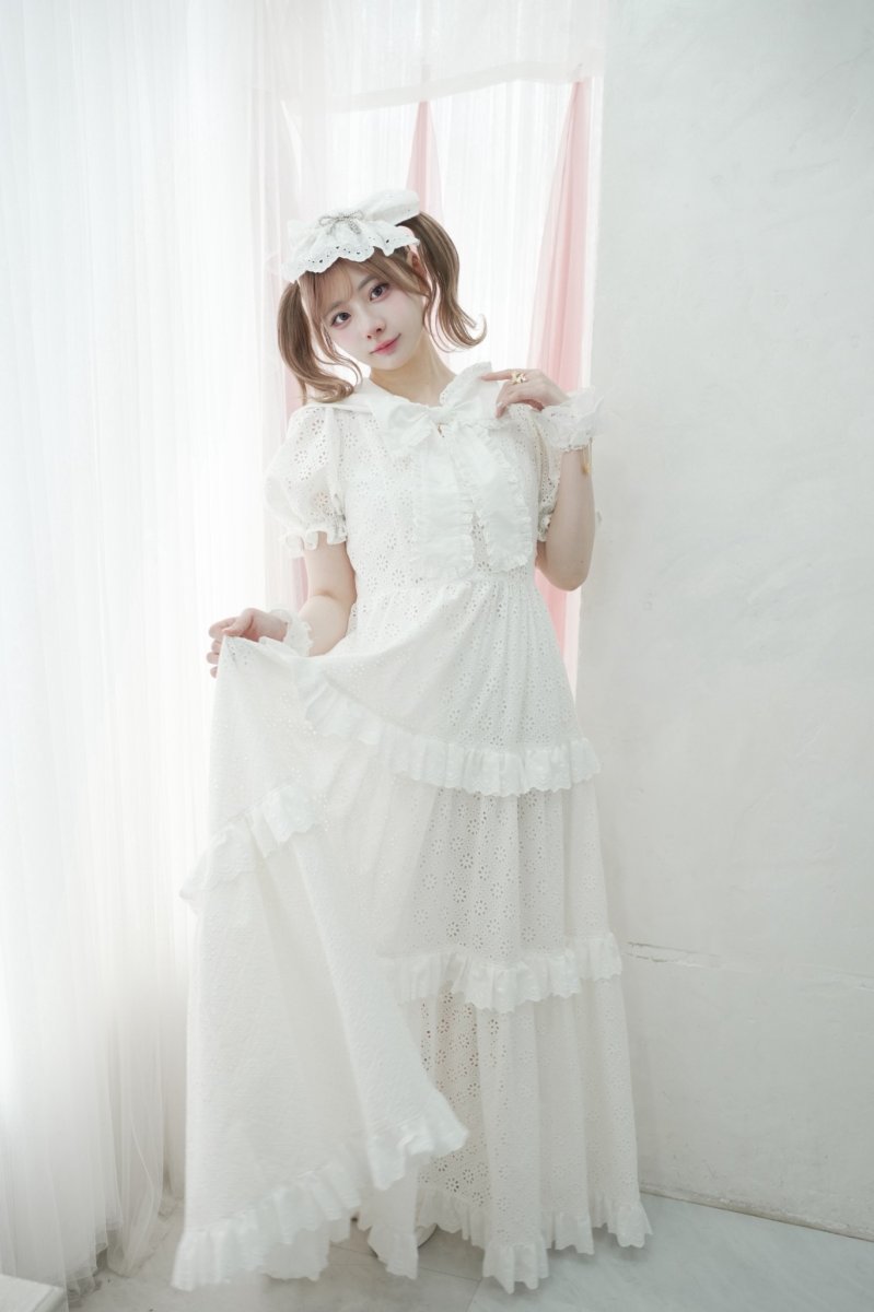 画像2: Sophia long sailor one-piece dress（ソフィアロングセーラーワンピース） (2)