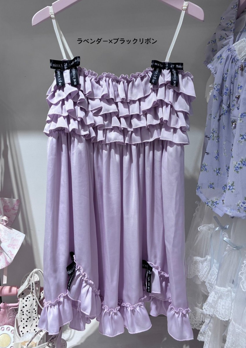 画像37: frill ribbon one-piece dress（フリルリボンキャミソール） (37)