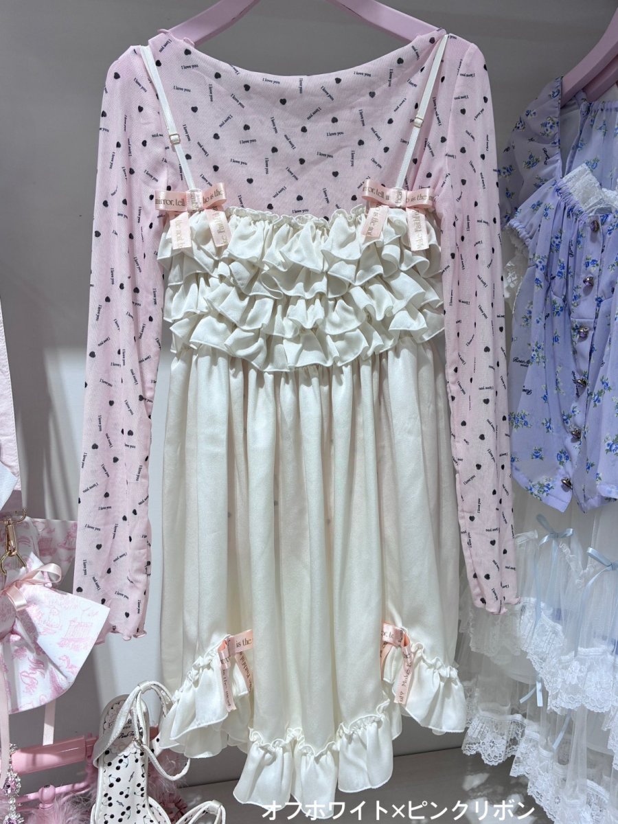 画像39: frill ribbon one-piece dress（フリルリボンキャミソール） (39)