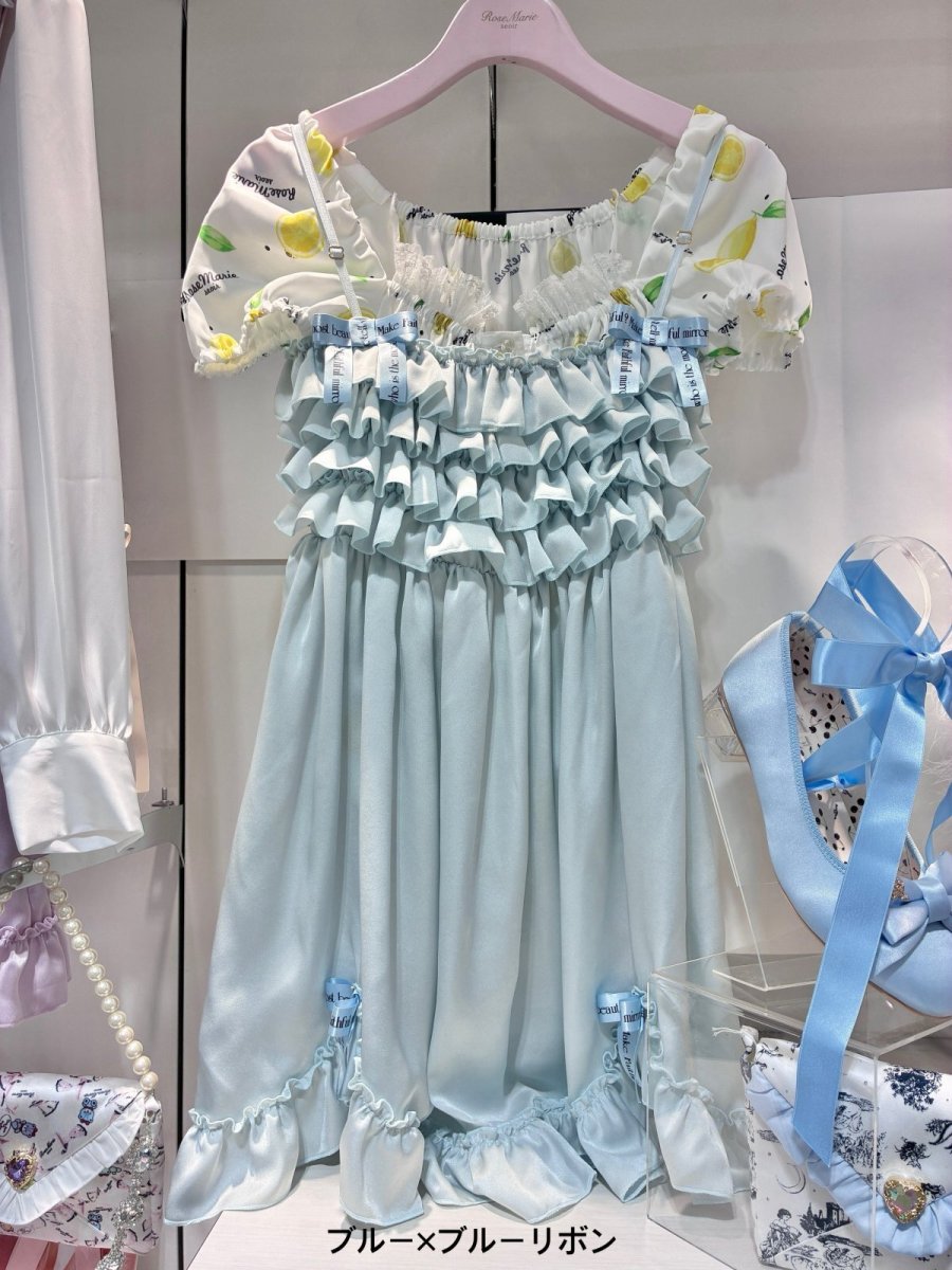 画像38: frill ribbon one-piece dress（フリルリボンキャミソール） (38)