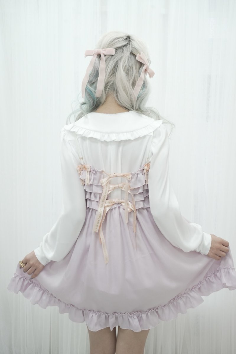 画像8: frill ribbon one-piece dress（フリルリボンキャミソール） (8)