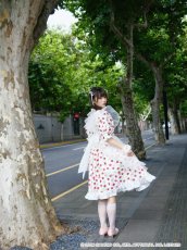 画像10: long strawberry doll one-piece（ロングストロベリードールワンピース） (10)