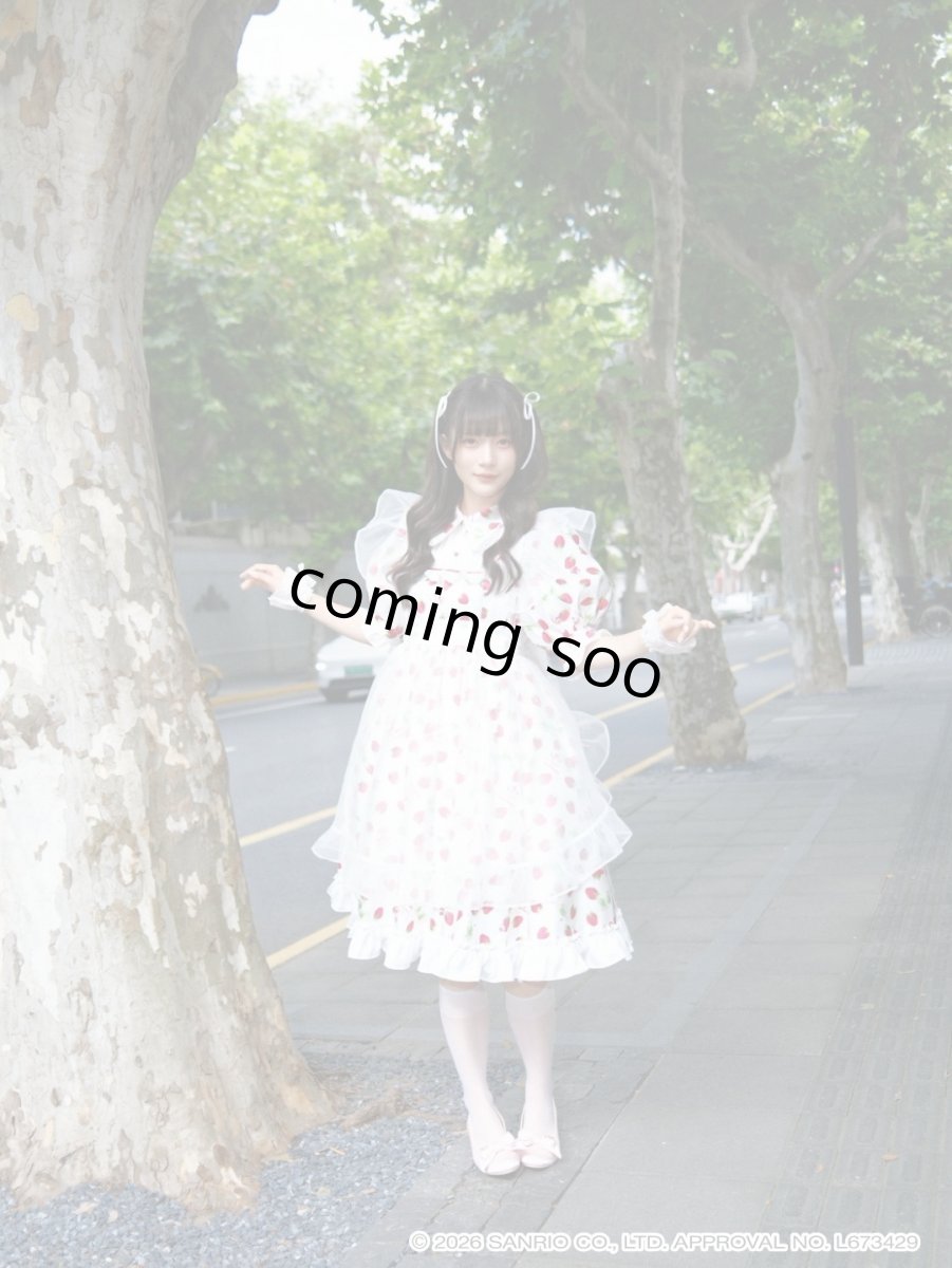 画像9: long strawberry doll one-piece（ロングストロベリードールワンピース） (9)