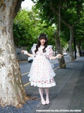 画像9: long strawberry doll one-piece（ロングストロベリードールワンピース） (9)