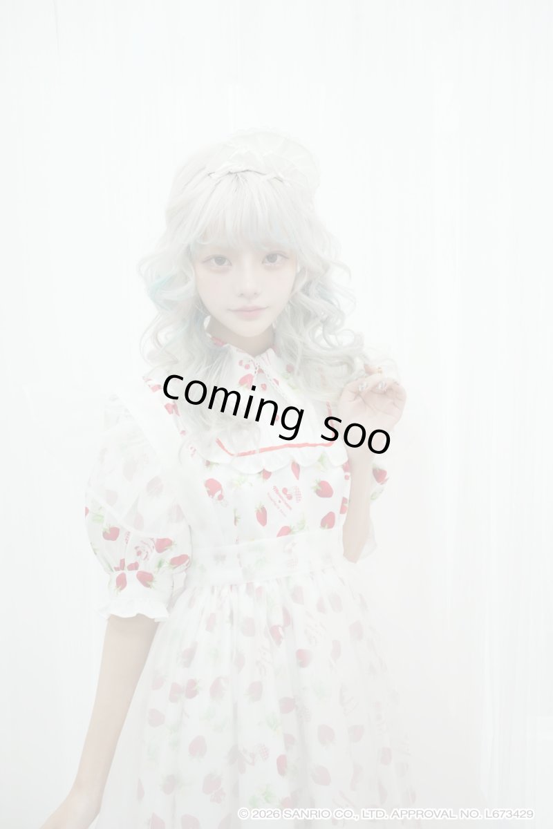 画像7: long strawberry doll one-piece（ロングストロベリードールワンピース） (7)