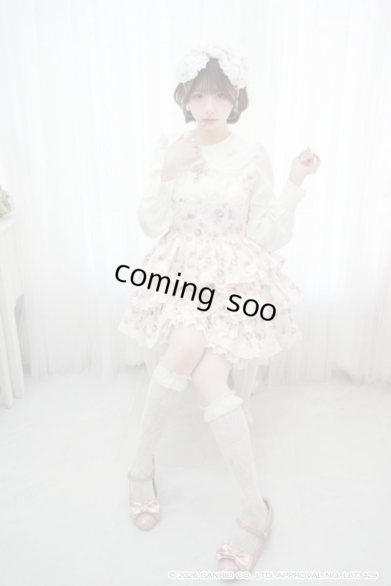 画像3: ribbon frill one-piece（リボンフリルワンピース）ハローキティ (3)