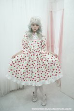 画像2: long strawberry doll one-piece（ロングストロベリードールワンピース） (2)