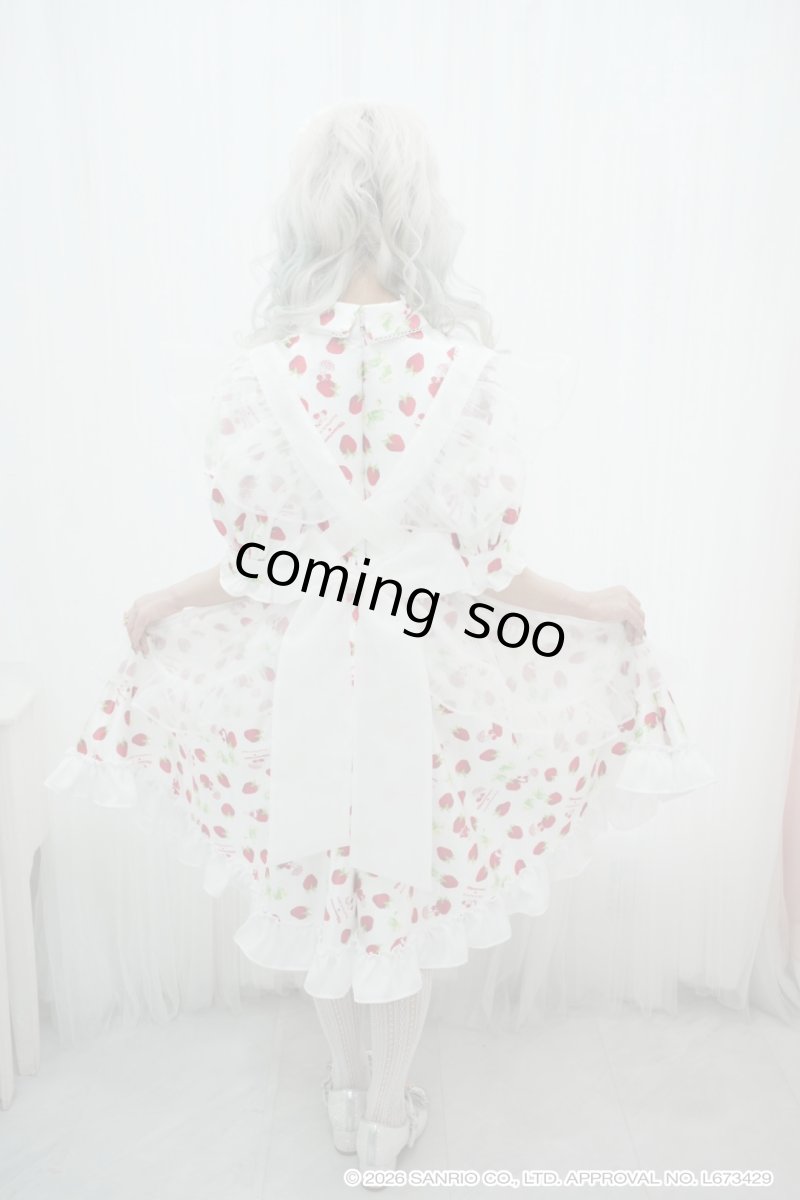 画像6: long strawberry doll one-piece（ロングストロベリードールワンピース） (6)